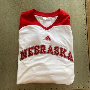 Nebraska long sleeve stitched jersey